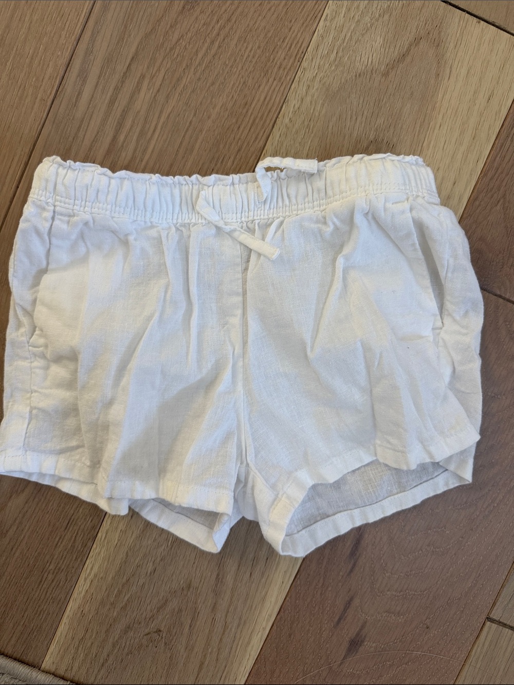 Crewcuts Linen-Blend Elastic Waist Girls' Shorts